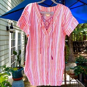 Striped Light & Breatheable Sleep Shirt/Dress